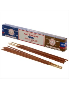 Incenso Satya Nag Champa - Luccichio d'oro | Diamante Rosa