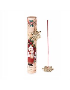 Tubo con 30 bastoncini d'incenso natalizio e porta incenso 🎄🎁 2