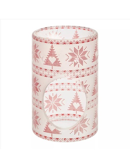 Bruciacera per tart wax melts Red Nordic Frosted Yankee Candle