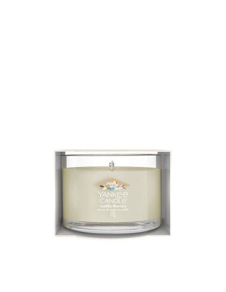 Yankee Candle Vanilla Flurries Signature 37g candela votiva minis ❄️✨