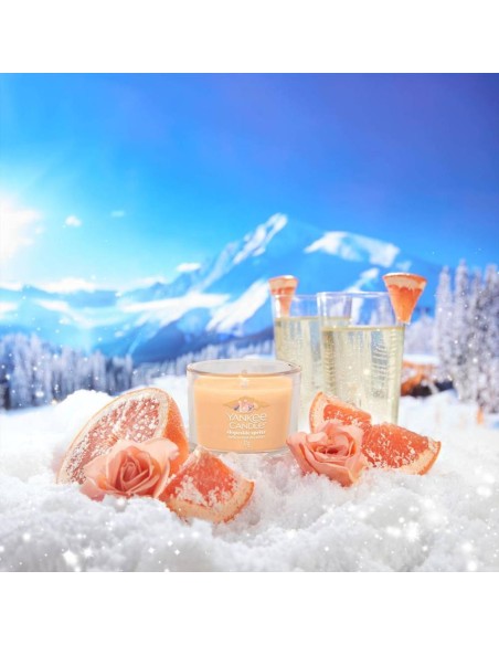 Yankee Candle Slopeside Spritz Signature 37g candela votiva minis 🥂❄️