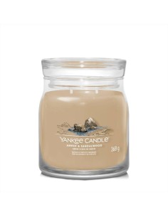 AMBER E SANDALWOOD Giara media 368gr Yankee Candle Signature