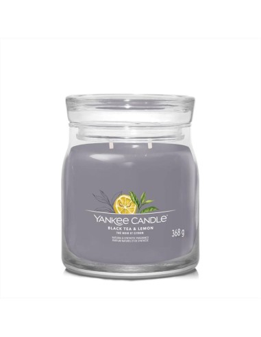 BLACK TEA E LEMON Giara media 368gr Yankee Candle Signature