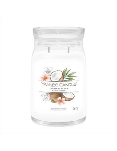 COCONUT BEACH Giara grande 567gr Yankee Candle Signature
