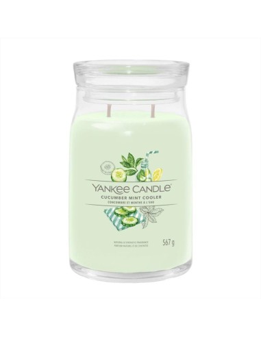 CUCUMBER MINT COOLER Giara grande 567gr Yankee Candle Signature