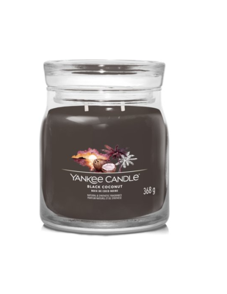 BLACK COCONUT Giara Media 368g Yankee Candle Signature 🌴✨