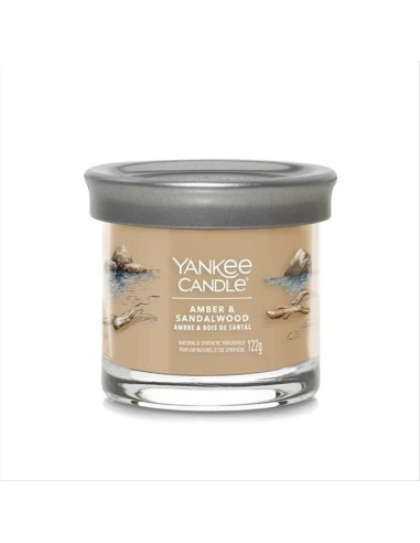 Yankee Candle Amber E Sandalwood 122g – Eleganza calda e speziata 🌅🕯