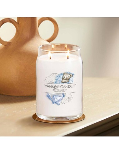 Yankee Candle Soft Blanket - Giara Grande 567g, Profumo di Relax e Dol