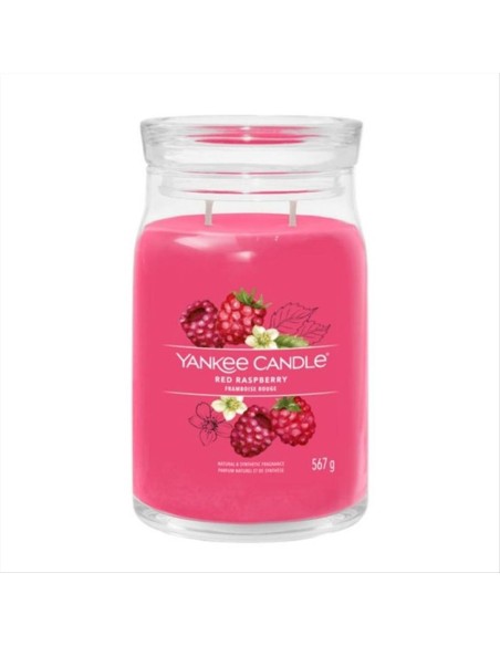 RED RASPBERRY Giara Grande 567gr Yankee Candle Signature
