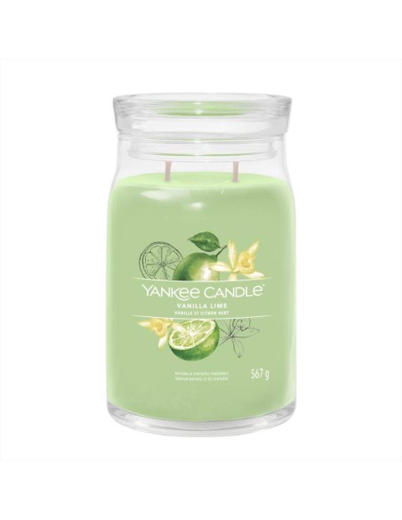 Yankee Candle Signature Vanilla Lime Giara Grande 567 g candela profum