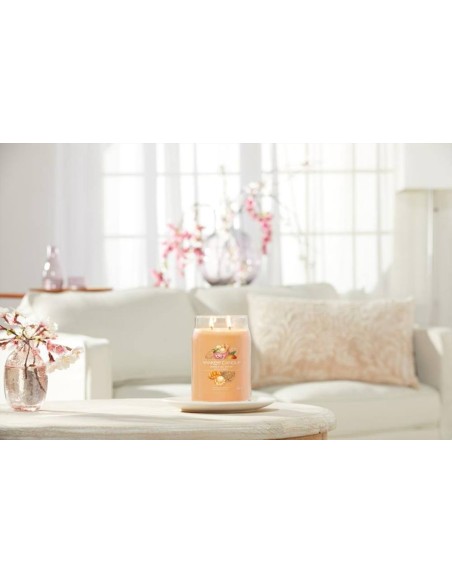 Yankee Candle Mango Ice Cream - Giara Grande 567g, Dolcezza Esotica e 