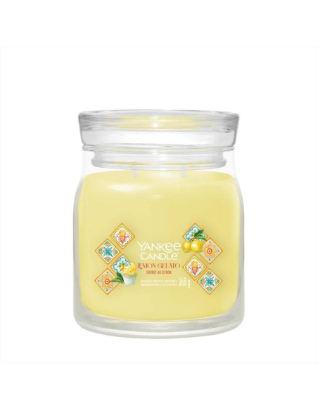 LEMON GELATO Giara media 368gr Yankee Candle Signature