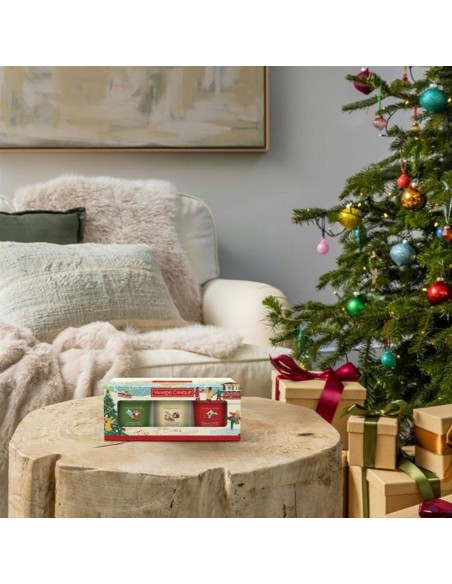 Yankee Candle Natale 25 Set 3 Tumbler piccoli 122g 🎄✨