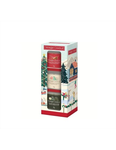 Yankee Candle Natale 25 - Set 3 Votive 37gr 