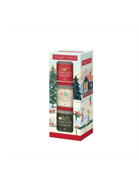 Yankee Candle Natale 25 - Set 3 Votive 37gr 