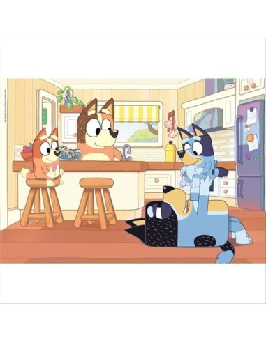 Puzzle 104 pezzi Bluey in cucina – Clementoni SuperColor, dai 6 anni