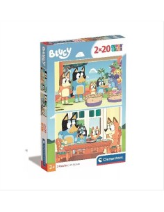 Set Puzzle 2 x 20 pezzi BLUEY Clementoni
