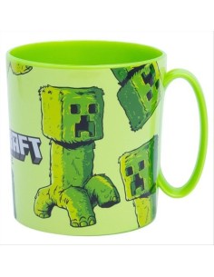 Tazza Minecraft 390 ml plastica senza BPA | Diamante Rosa