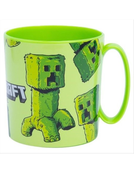 Tazza Minecraft 390 ml plastica senza BPA | Diamante Rosa