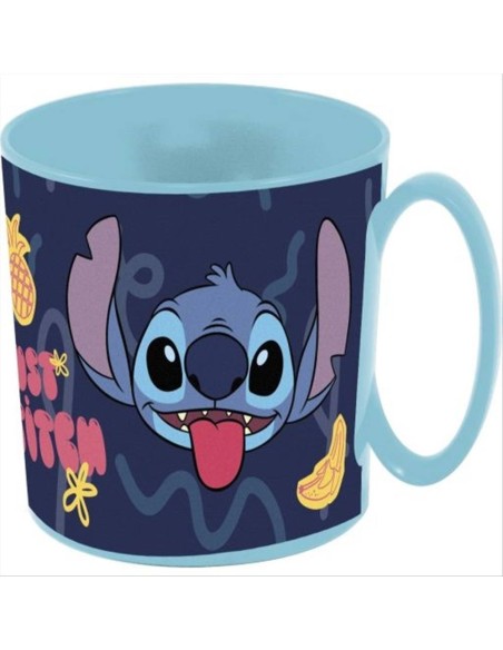 Tazza Stitch 390 ml plastica resistente | Diamante Rosa