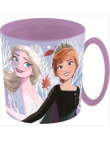 Tazza Frozen 390 ml plastica resistente | Diamante Rosa