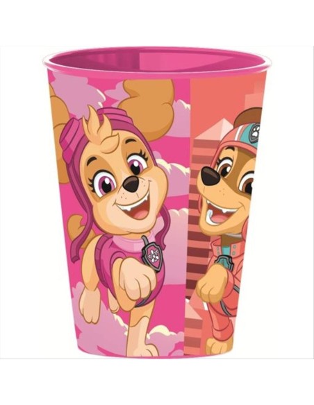 Bicchiere Paw Patrol Girls 260 ml plastica | Diamante Rosa