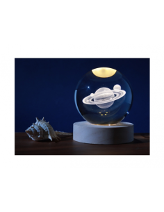 iTOTAL Lampada Sfera SATURNO – Globo LED Decorativo in 3 Misure 2