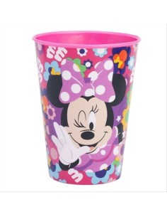 Bicchiere Minnie 260 ml plastica | Diamante Rosa