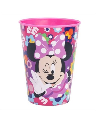 Bicchiere Minnie 260 ml plastica | Diamante Rosa