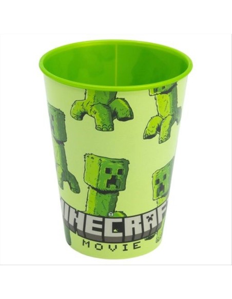 Bicchiere Minecraft 260 ml plastica | Diamante Rosa