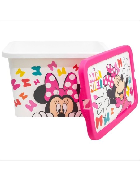 Scatola Minnie 7 L contenitore plastica | Diamante Rosa