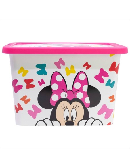 Scatola Minnie 7 L contenitore plastica | Diamante Rosa