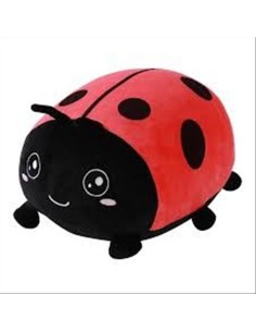 iTOTAL Cuscino decorativo soffice Coccinella | Diamante Rosa