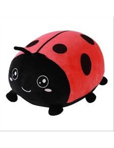 iTOTAL Cuscino decorativo soffice Coccinella | Diamante Rosa