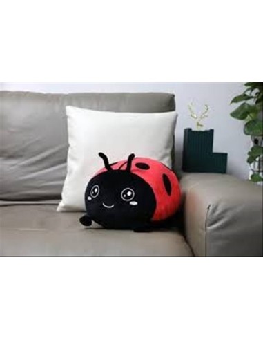 iTOTAL Cuscino decorativo soffice Coccinella | Diamante Rosa