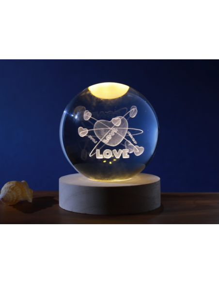 Lampada Sfera Follow Your Heart Cuori iTotal LED 3 Formati