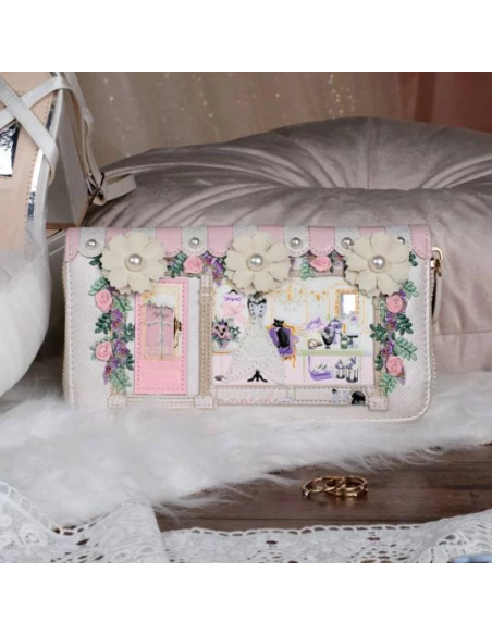 VENDULA LONDON Portafoglio grande The Wedding Shop | Diamante Rosa