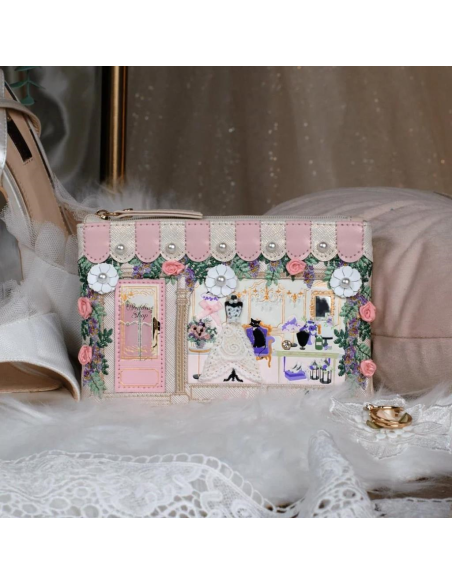 VENDULA LONDON Portamonete con zip The Wedding Shop | Diamante Rosa