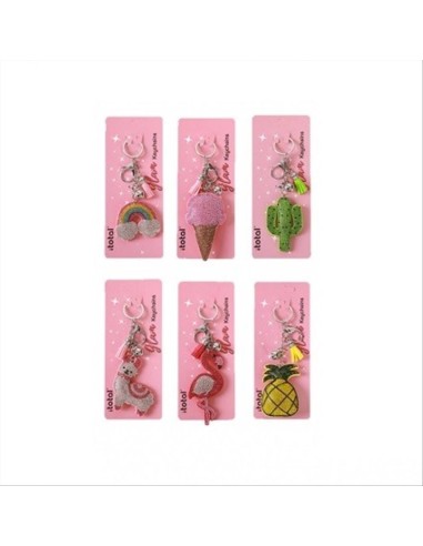 Portachiavi GOOD VIBES Glitterato ✨ 6 Fantasie Kawaii - Charm iTotal