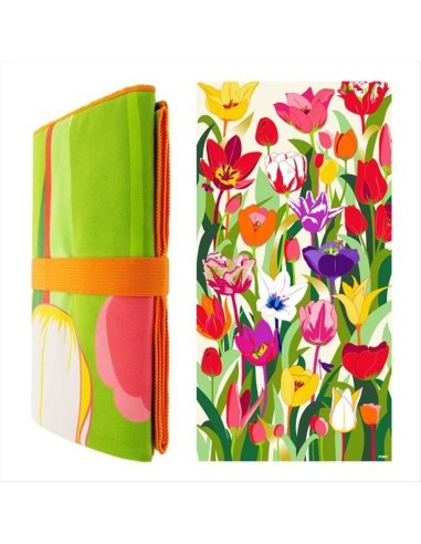 Telo mare TULIP: Morbidezza e Stile per il tuo Relax!" 🌺🏖️