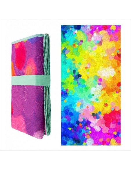 Telo Mare in Microfibra PALETTE 🎨 75x150cm – Leggero, Assorbente e Su