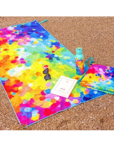 Telo Mare in Microfibra PALETTE 🎨 75x150cm – Leggero, Assorbente e Su