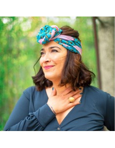 Foulard Pareo Balade ORCHID Blu 💙 | Diamante Rosa 2