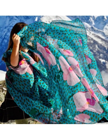 Foulard Pareo Balade ORCHID Blu 💙 | Diamante Rosa