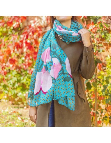 Foulard Pareo Balade ORCHID Blu 💙 | Diamante Rosa