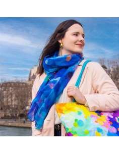 Foulard Pareo Balade Blu Palette 💙 | Diamante rosa 2