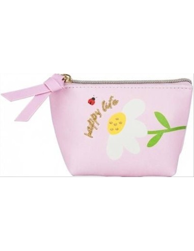 Portamonete rosa Happy Life Tri-Coastal | Diamante Rosa