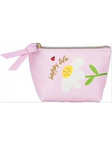 Portamonete rosa Happy Life Tri-Coastal | Diamante Rosa