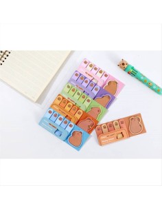Set sticky notes e tabs Capybara kawaii 6 modelli 2
