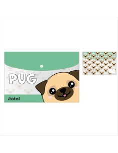 Cartella portadocumenti Pug Carlino A4 iTotal